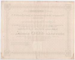 Budapest 1925. "Vármegyei Mezőgazdasági és Iparfejlesztő R.T. Szolnok" ideiglenes részvény...