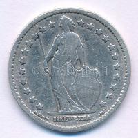 Svájc 1877. 1Fr Ag T:F
Switzerland 1877. 1 Franc Ag C:F
Krause KM#24