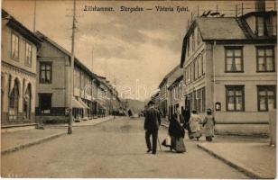 1913 Lillehammer, Storgaden, Viktoria Hotel