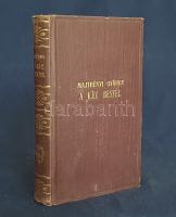 Majthényi György: A kéz beszél. A gyakorlati chiromantia kézikönyve. (Budapest), [1937 körül]. Stádium Sajtóvállalat Rt. 244 p. Első kiadás. Majthényi György (1885-1942) költő, író, banktisztviselő, a Tevan kiadó irodalmi lektora. Oldalszámozáson belül gazdag illusztrációs anyaggal ellátott ismeretterjesztő kötete a kéz alakja és a jellem összefüggéseit vizsgálja, a kötet végén több közéleti szereplő (Kosztolányi Dezső, Csók István) kézfejeiről készült, felragasztott felvétellel. Aranyozott gerincű kiadói vászonkötésben. Jó példány.