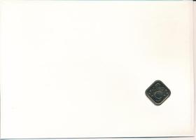 Holland-Antillák 1985. 5c felbélyegzett borítékban, bélyegzéssel, német nyelvű leírással T:UNC Nethe...