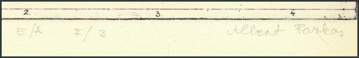 Albert Farkas (-): Naplopó, 2001. Rézkarc, papír, jelzett, művészpéldány E/A II/3 számozással. Lapsz...