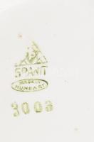 Gránit 3 darab antik pörköltes tál, jelzett, kopásokkal, d: 15-25,5 cm