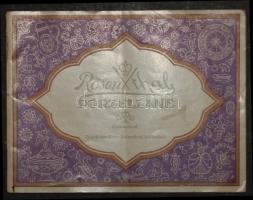 cca 1910 Rosenthal porcelán katalógus / Rosenthal chinaware-catalogue 56 p.