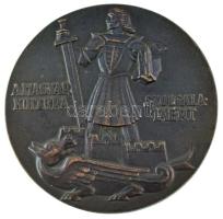 Boldogfai Farkas Sándor (1907-1970) 1938. "A magyar kultúra szolgálatáért" kétoldalas öntö...