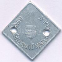 ~1950. "Baromfiértékesítő Nemzeti Vállalat" lyukasztott Al bárcája T:VF