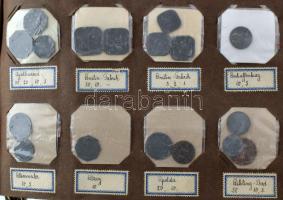 ~1917-1920. 305db-os, nagyrészt németországi települések fém szükségpénzeiből álló gyűjtemény "...
