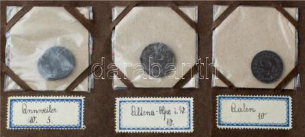 ~1917-1920. 305db-os, nagyrészt németországi települések fém szükségpénzeiből álló gyűjtemény "...