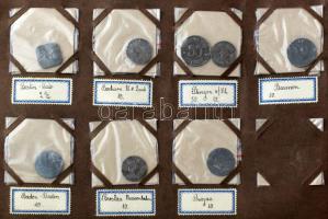 ~1917-1920. 305db-os, nagyrészt németországi települések fém szükségpénzeiből álló gyűjtemény "...