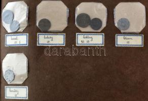 ~1917-1920. 305db-os, nagyrészt németországi települések fém szükségpénzeiből álló gyűjtemény "...