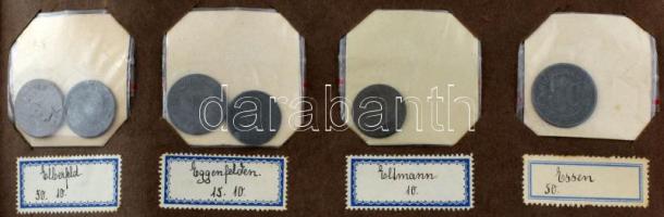 ~1917-1920. 305db-os, nagyrészt németországi települések fém szükségpénzeiből álló gyűjtemény "...