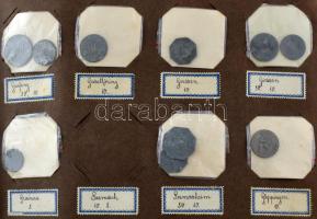 ~1917-1920. 305db-os, nagyrészt németországi települések fém szükségpénzeiből álló gyűjtemény "...