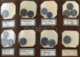 ~1917-1920. 305db-os, nagyrészt németországi települések fém szükségpénzeiből álló gyűjtemény "...