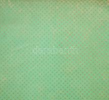 Kézzel festett, aranyozott, fa táblás dupla borító, levelezéshez. XIX. sz. Kis kopással. 30x23 cm