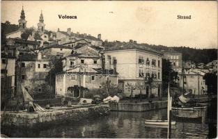 Volosko, Volosca (Abbazia, Opatija); Strand (kis szakadás / small tear)