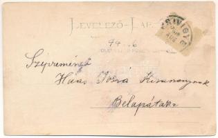 1901 Bajmócfürdő, Bojnické kúpele (Bajmóc, Bojnice); fürdő. Gubits B. kiadása Privigyén / spa, bath ...