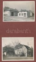cca 1920-1930 Budapest, Tabán, 7 db fotó albumlapokra ragasztva, kb. 6×7 cm