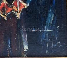 Jurij Tanyigin (1963-), orosz festő: Menyasszony, 1996. Olaj, vászon, faroston, jelezve jobbra lent,...