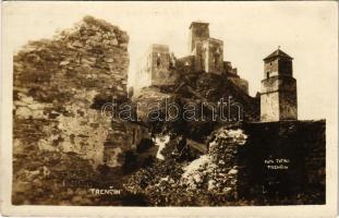 1930 Trencsén, Trencín; vár / Trenciansky hrad / castle. Foto Tatra (Rb)