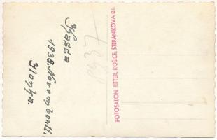 1938 Kassa, Kosice; bevonulás / entry of the Hungarian troops. Fotosalon Ritter photo