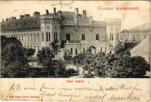 1902 Komárom, Komárno; Tiszti kaszinó. Czike Dénes kiadása / casino (EB)