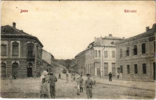 Léva, Levice; Báti utca. Schulcz Ignác kiadása / street view (r)