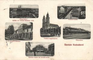 Szabadka military barrack, railway station, casino and military monument (EK)