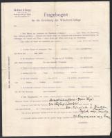 cca 1890 Wien (Bécs), Gärdtner Knopp mosógép és háztartási gépek gyárának fejléces levélpapírjára ír...