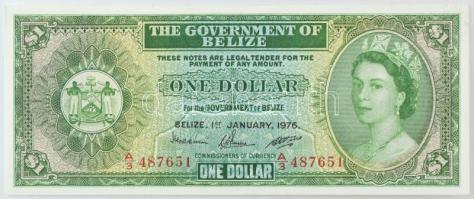 Belize 1976. 1$ T:AU Belize 1976. 1 Dollar C:AU Krause P#33c