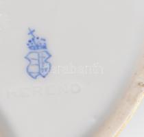 Herendi, Óherendi petrezselyem mintás levél formájú bonbonniere. Kézzel festett, jelzett, plasztikus...