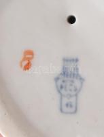 Zsolnay labdázó kisfiú. Jelzett, hibátlan, m: 11,5 cm