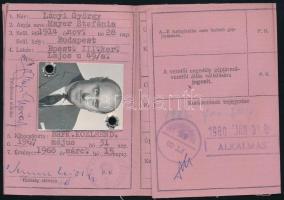 1967-1982 3 db jogosítvány, 1 db magyar és 2 db osztrák, fényképpel