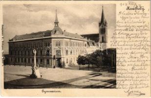 1902 Keszthely, gimnázium. Kampmann H. kiadása (EK)