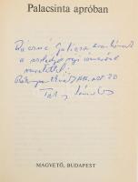 Tatay Sándor: Palacsinta apróban. DEDIKÁLT! Bp.,1986, Magvető. Kiadói egészvászon-kötés, kiadói papí...