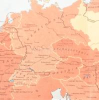 Európa egyházi térképe I-II. Tervezte és rajzolta: Kádár Lajos. 2 db térkép, az egyiken lapszéli sér...