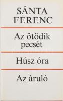 Sánta Ferenc: Az ötödik pecsét. Húsz óra. Az áruló. DEDIKÁLT! Bp., 1979, Magvető. Kiadói egészvászon-kötés, kiadói papír védőborítóban.