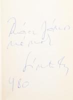 Sánta Ferenc: Az ötödik pecsét. Húsz óra. Az áruló. DEDIKÁLT! Bp., 1979, Magvető. Kiadói egészvászon...