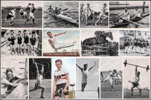 1936 Berlini olimpia, 83 db gyűjtőkép, 11 db 17×12 cm és 72 db 12×8 cm