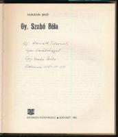 Murádin Jenő: Gy. Szabó Béla. A szerző, Gy. Szabó Béla (1905-1985) grafikus által DEDIKÁLT példány! ...