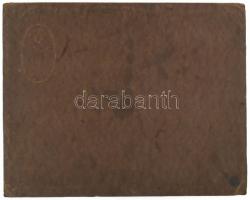 1939 A Richter Gedeon gyógyszergyár naptára termékek reklámjával, egy lap (január) hiányzik, 41×29,5...