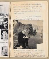 1970 V. I. Lenin - 4 portré, mappa 3 db képpel (egy hiányzik), kissé sérült, 33,5x23,5 cm + Lenin él...