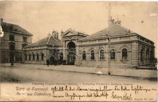 1902 Sopron, Oedenburg; Főherceg Frigyes tüzérségi laktanya. L. Kummert (felszíni sérülés / surface damage)