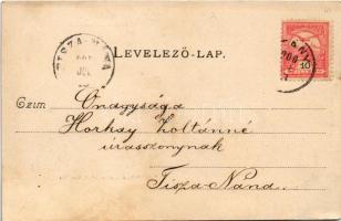 1900 Heves, Római katolikus templom, Mélt. Dobóczky országos képviselő kastélya. Weinberger Sándor k...