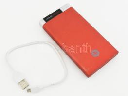 Powerbank (10000 MAH), kábellel, kopásnyomokkal, működik