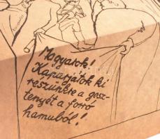 Jelszónaptár 1956. őszén. Szerk. és kiadja: Amerika hangja Budapestről. Gúnyos politikai propaganda ...