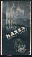 1941 Kassa, Rákóczi városa. Idegenforgalmi ismertető. Nyomta és kiadja: ,,Wiko Kő- és Könyvnyomdai Műintézet Kassán. Fekete-fehér képekkel illusztrált. Kiadói papírkötés, kissé sérült, ázásnyomokkal.