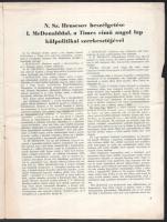 1958 N. Sz. Hruscsov beszélgetése I. McDonalddal, a Times című angol lap külpolitikai szerkesztőjéve...