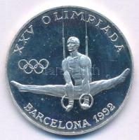 Andorra 1988. 20D Ag &quot;XXV. Nyári Olimpia Barcelona - Torna&quot; T:PP karc, ujjlenyomat Andorra 1988. 20 Diners Ag &quot;25th Summer Olympics Barcelona - Gymnastics&quot; C:PP scratch, fingerprints Krause KM#48