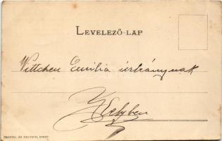 Budapest X. Gottschlig Ágoston cs. és kir. udvari tea és rum szállító, palackolt rum és cognacok (ko...