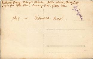 1924 Keszthely, Sárgulók gazdászok búcsúja, Kamara kocsi. photo